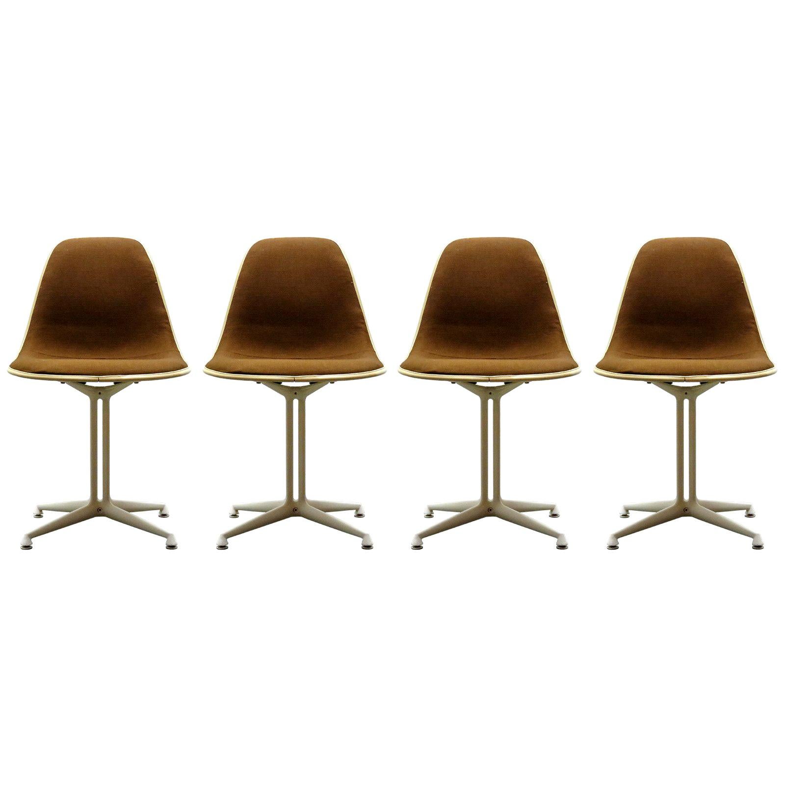 Set of Four Charles and Ray Eames La Fonda Chairs