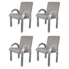 Set of Four Charles Hollis Jones Armchairs