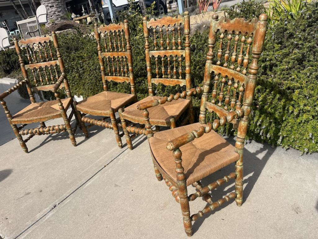 Set of Four Charles Pollock Chairs For Sale 2