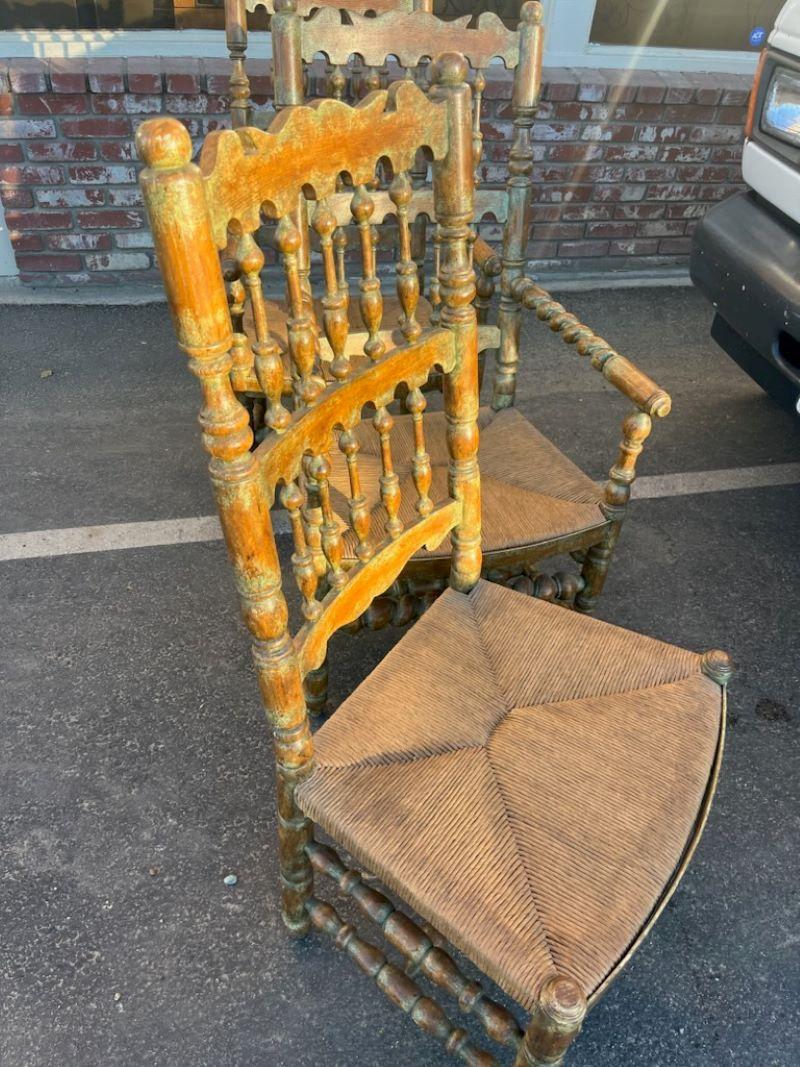 Set of Four Charles Pollock Chairs For Sale 4
