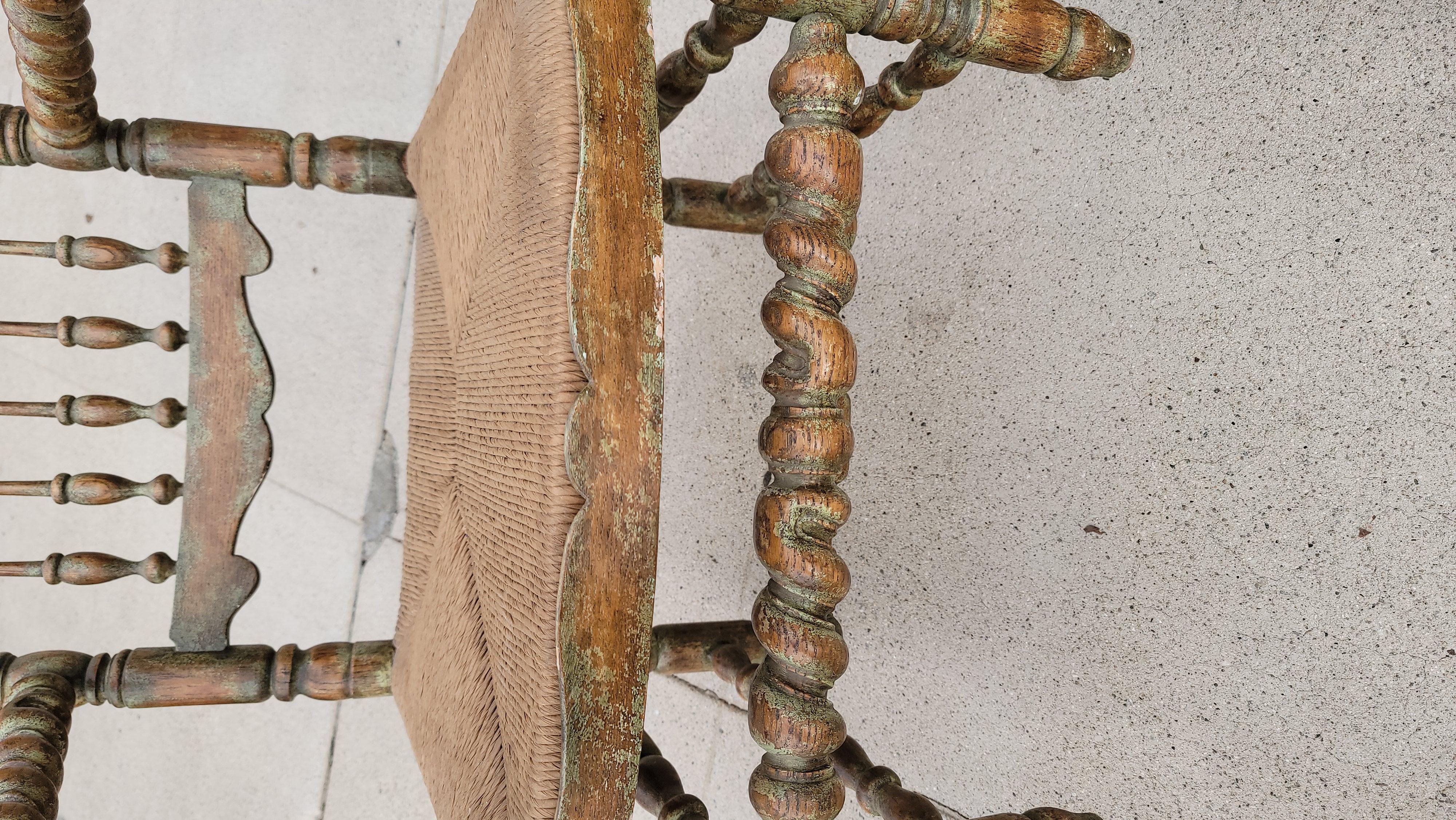 Wood Set of Four Charles Pollock Chairs For Sale