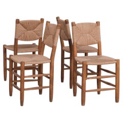 Set of Four Charlotte Perriand Bauche Chairs No.19 Model ed. BCB