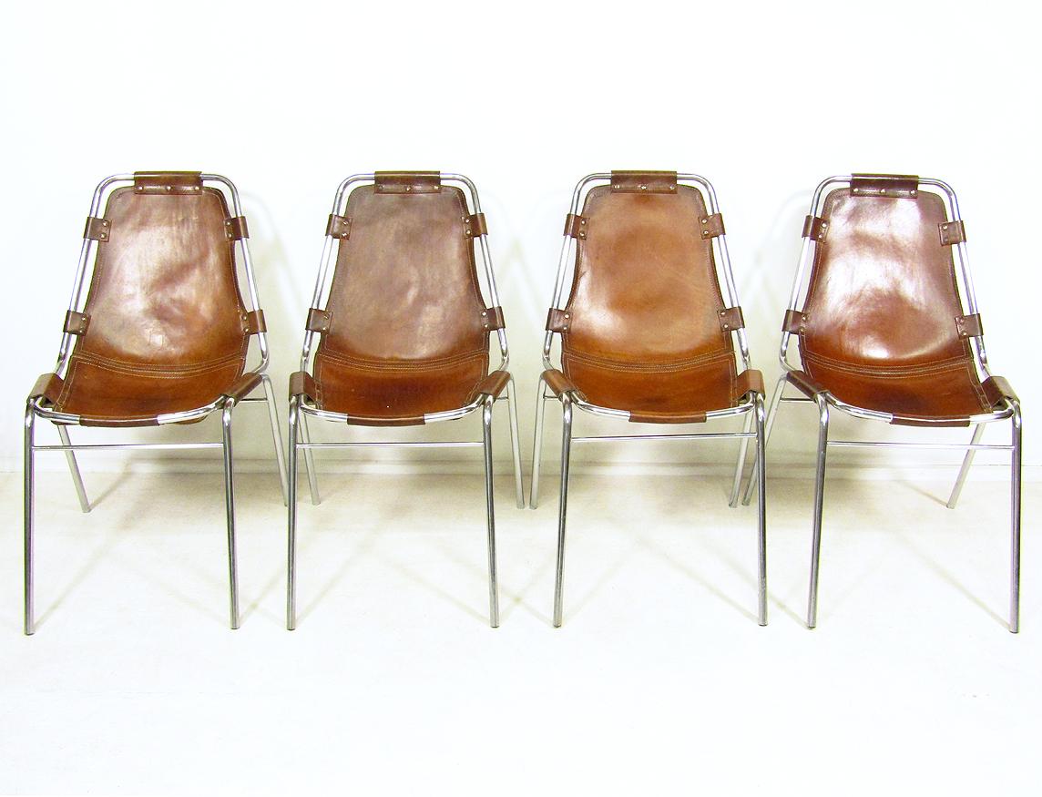 Mid-Century Modern Set of Four Charlotte Perriand 