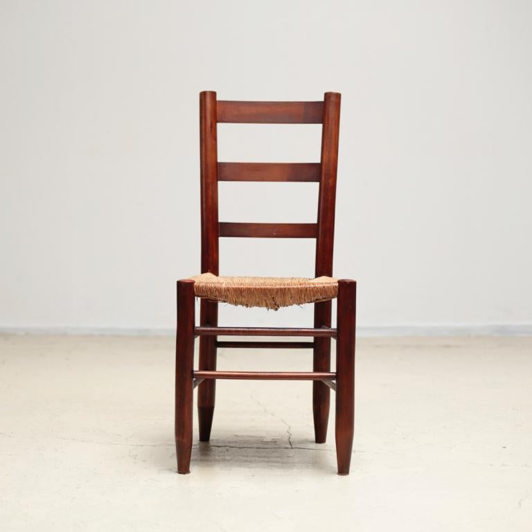 Set of Four Charlotte Perriand Nº 19 Chairs im Zustand „Gut“ in Edogawa-ku Tokyo, JP