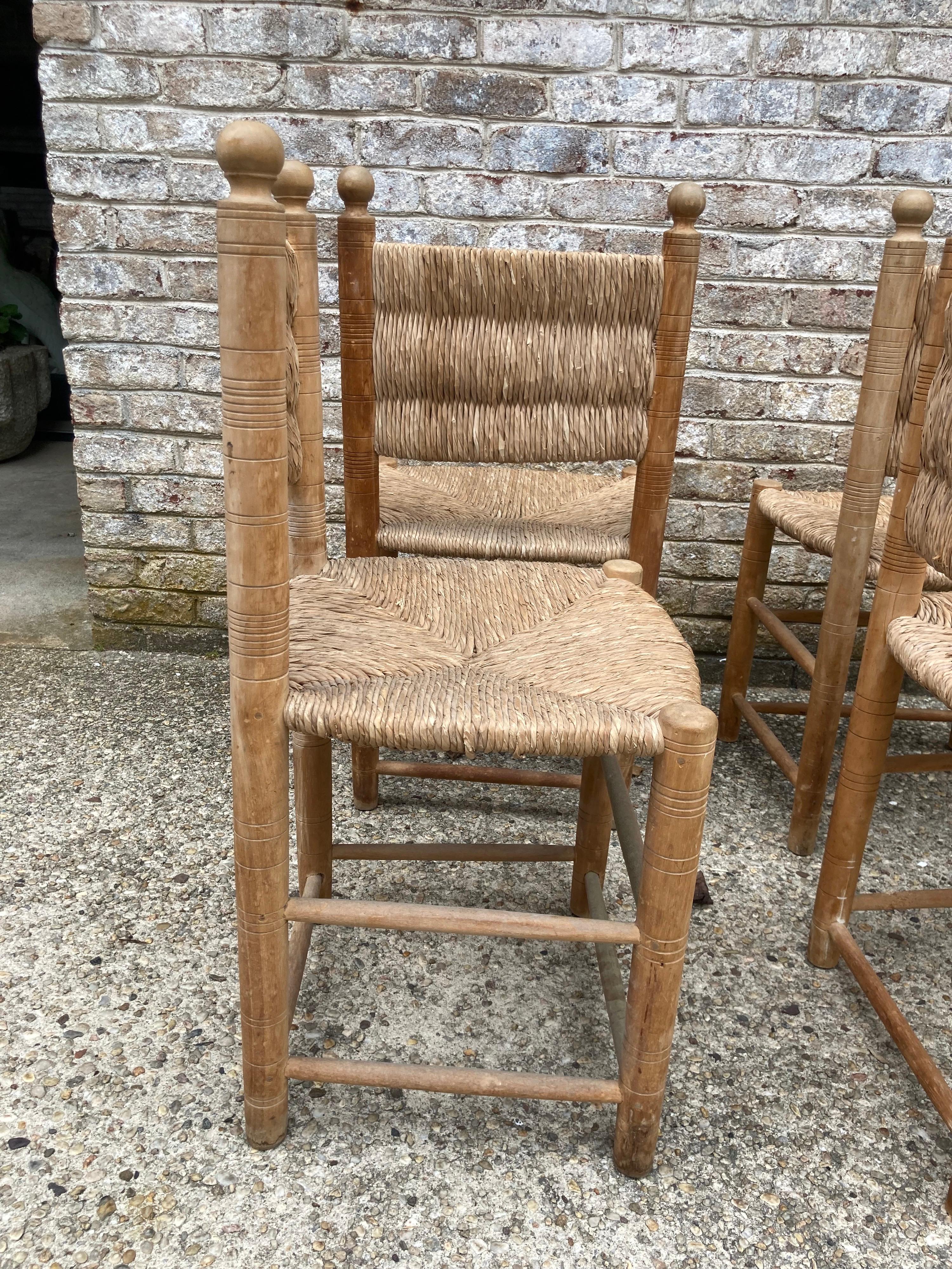 Set of Four Charlotte Perriand Style Chairs 2