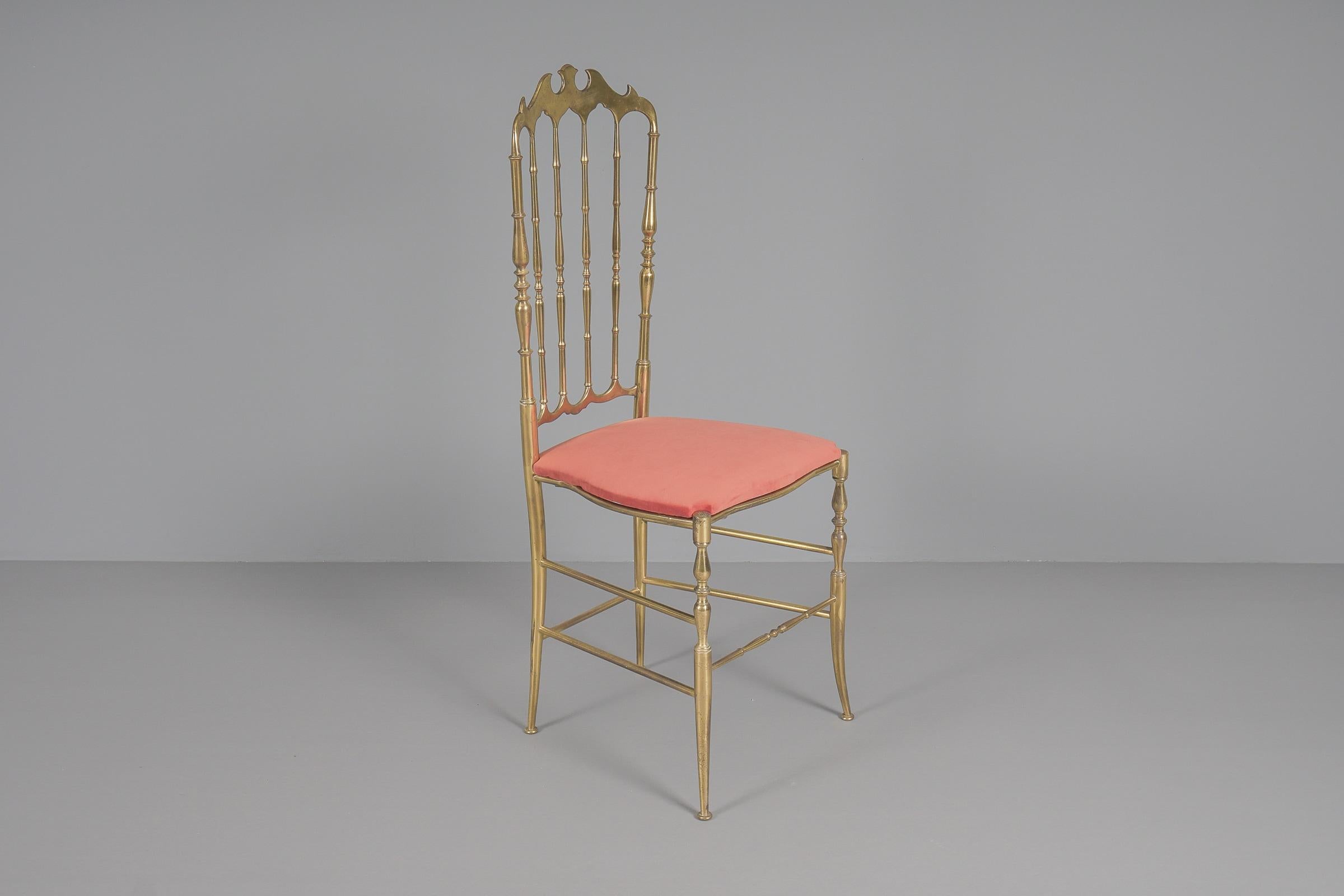 Ensemble de quatre chaises Chiavari, années 1960, Italie Bon état - En vente à Nürnberg, Bayern