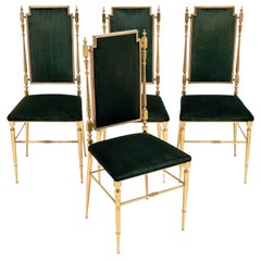 Antique Set of Four Chiavari Chairs