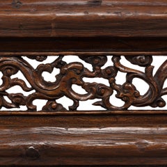 Set of Four Chinese Courtyard Lattice Panels, c. 1850