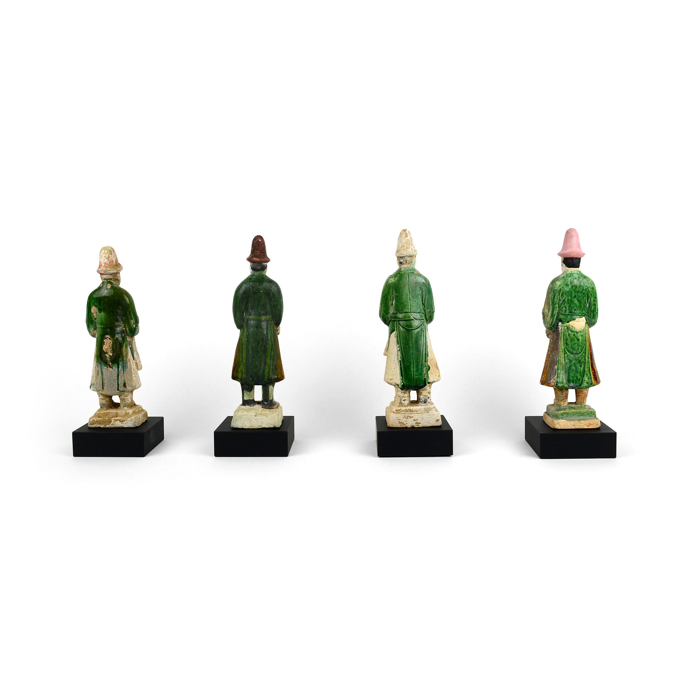 Set of Four Chinese Ming Musicians In Good Condition In Chicago, IL