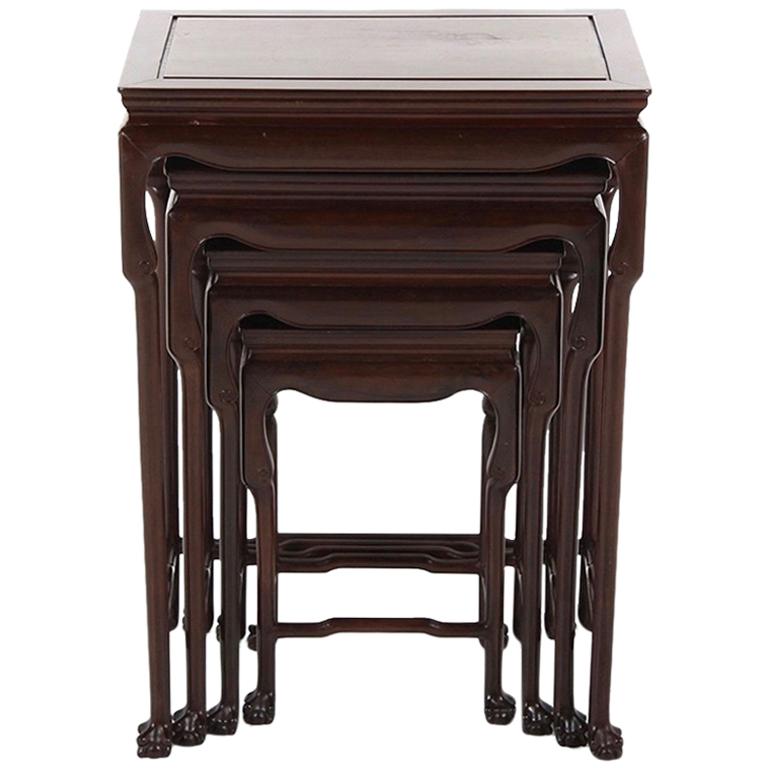 Set of Four Chinese Nesting Tables