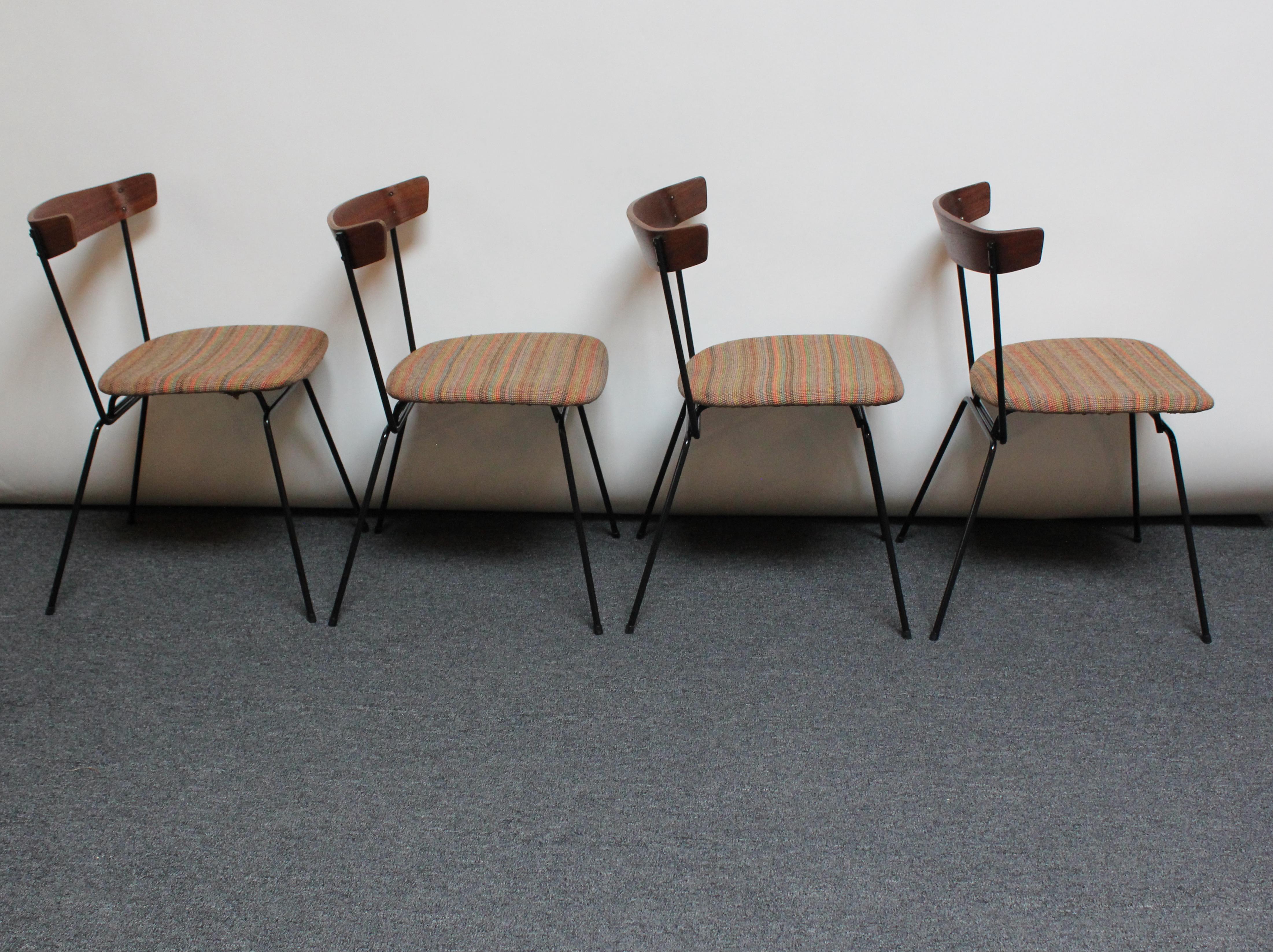 Mid-Century Modern Set of Four Clifford Pascoe for Modernmasters Dining Chairs