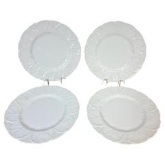 Juego de cuatro platos de porcelana china de hueso "Countryware" de Coalport, años 70