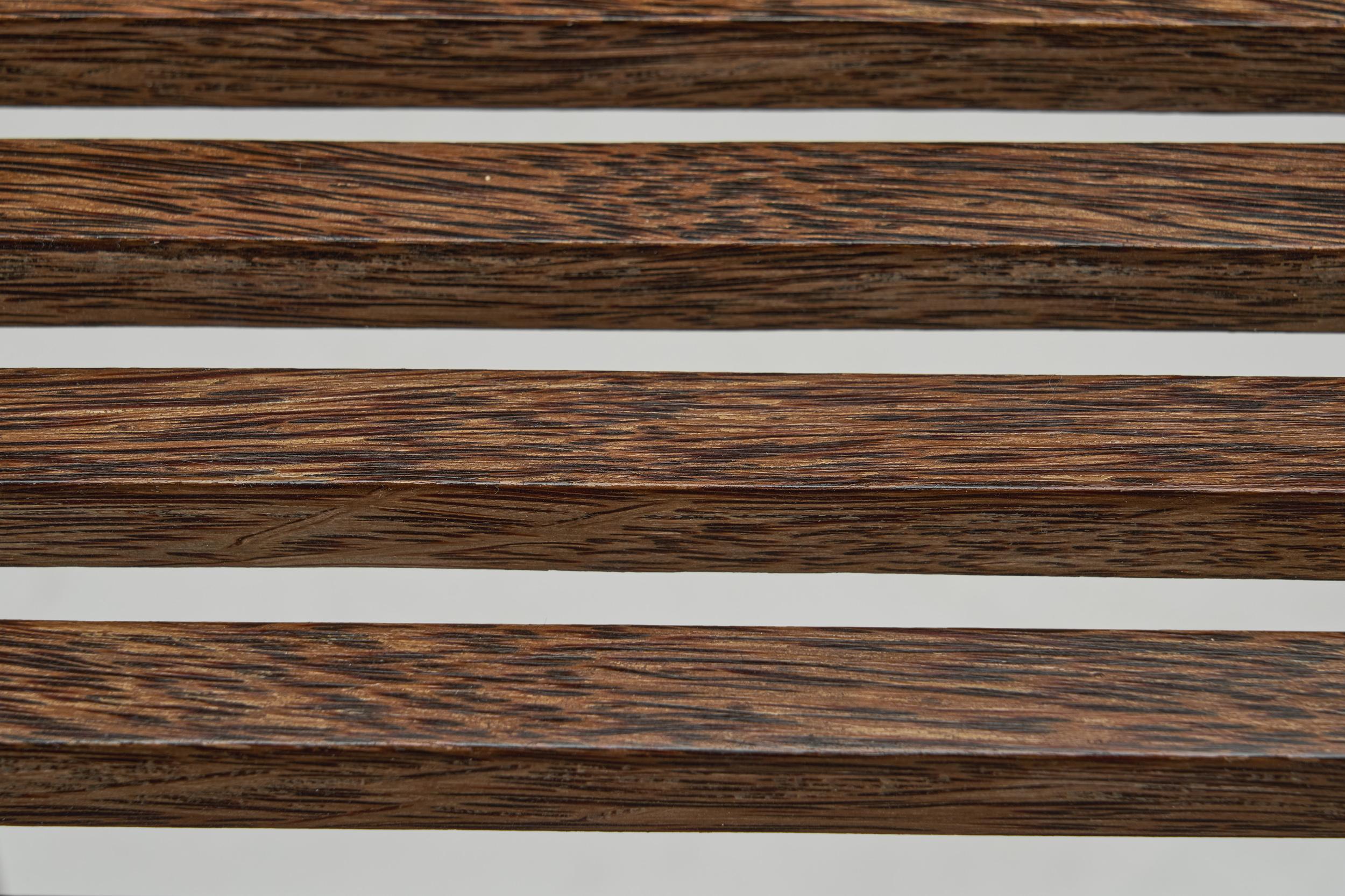 Set of Four Coconut Wood Bar Stools, Europe Late 20th Century For Sale 7