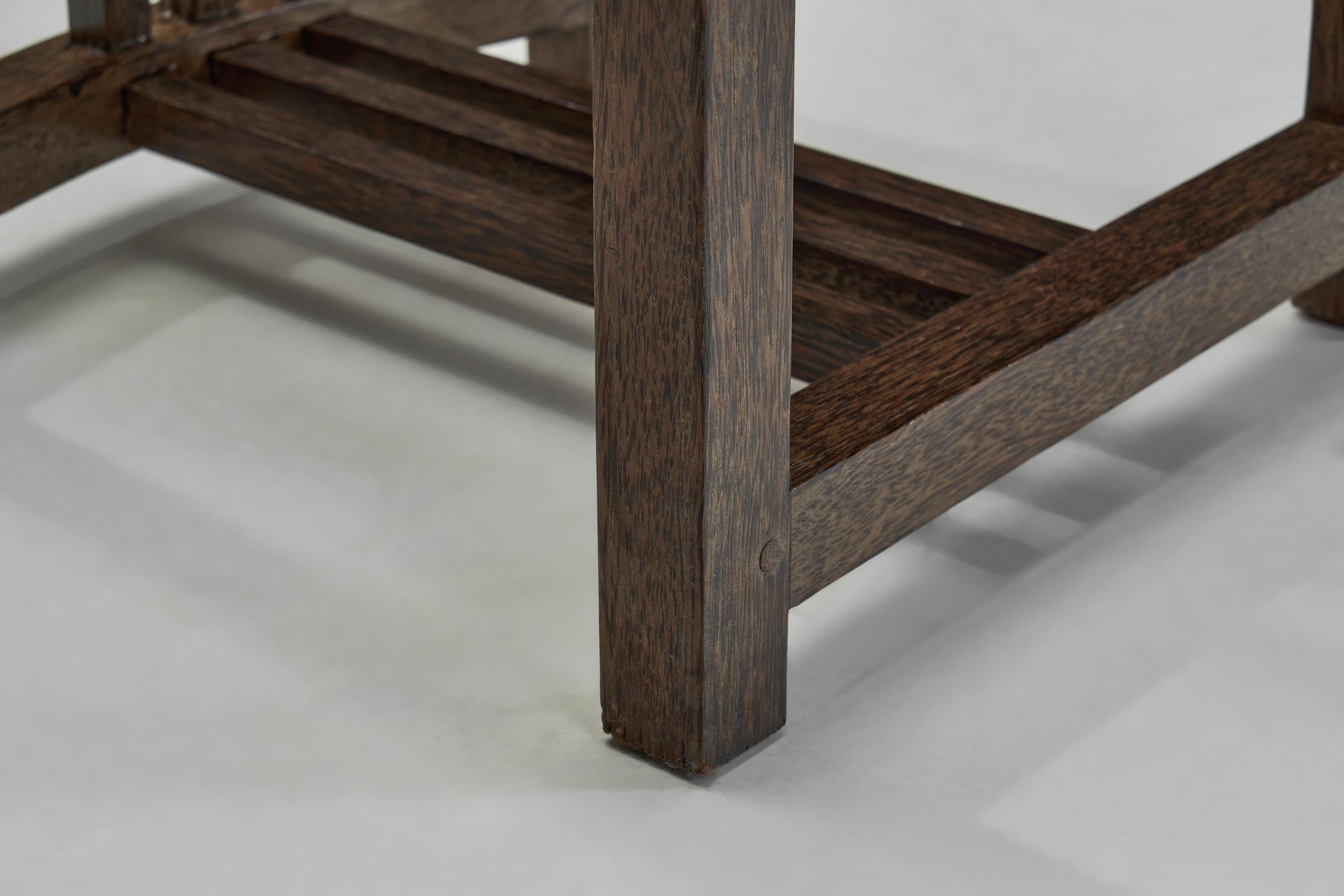 Set of Four Coconut Wood Bar Stools, Europe Late 20th Century For Sale 11