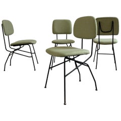 Set of four "Cocorita" chairs, made by Velca Legnano by Gastone Rinaldi
