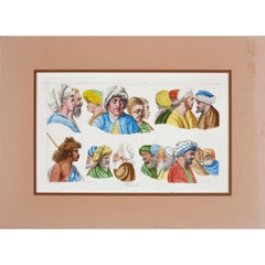 Set of Four Coloured Etchings from Description de l'Égypte