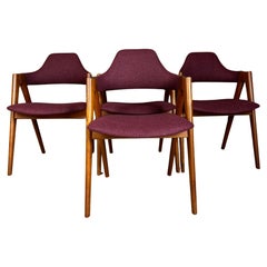 Set of four Compass chair, Kai Kristiansen, Denmark 1960