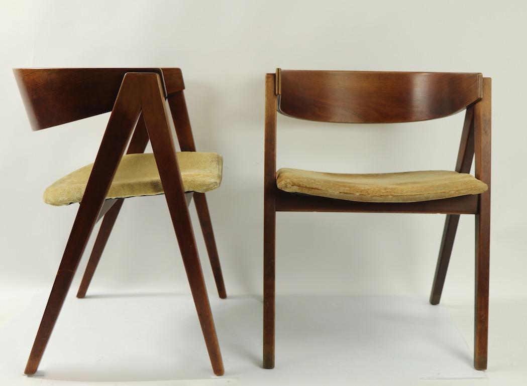 Set of Four Compass Chairs by Allan Gould 2
