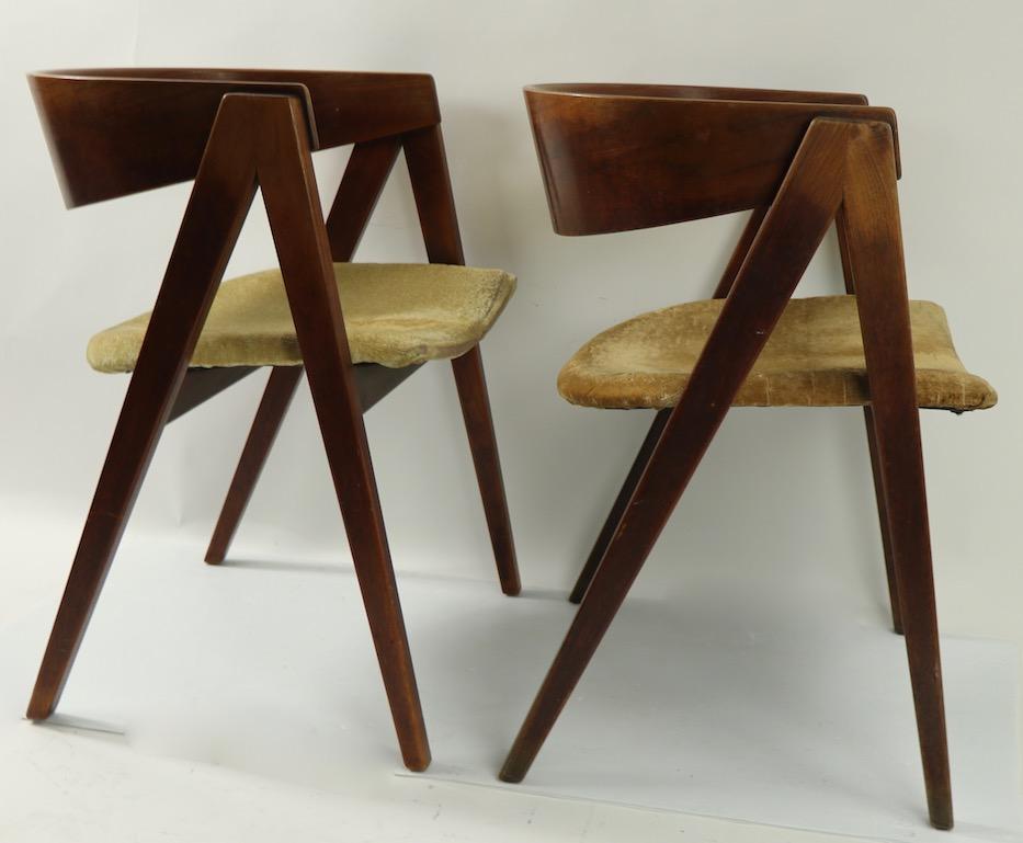 Set of Four Compass Chairs by Allan Gould 3