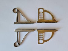 Set di quattro consolle o portapellet, Germania, 1930