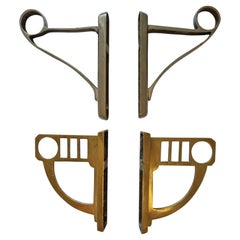 Set von vier Gehäusehaltern oder -haltern Pelmets, Deutschland, 1930