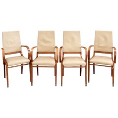 Set of Four Contemporary Costantini Pietro Italian Made Designer Dining Armchair