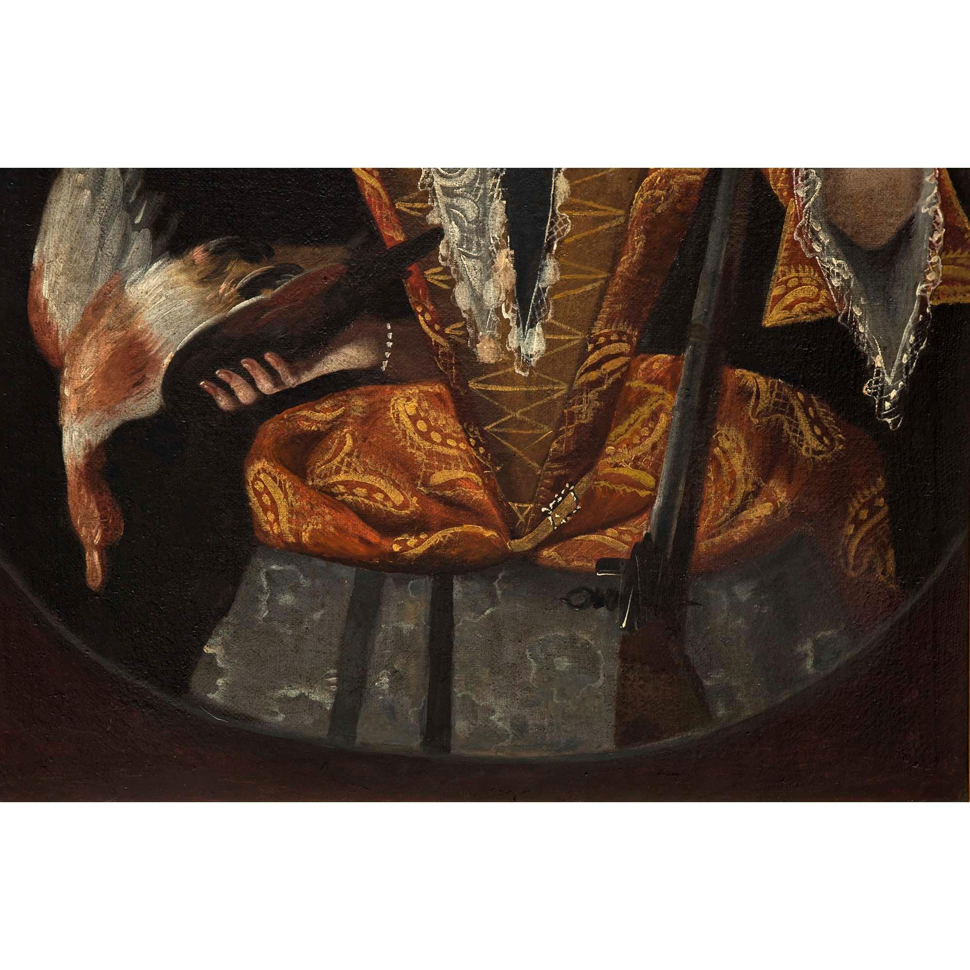 Ensemble de quatre peintures fantaisistes de la collection continentale du 18ème siècle en vente 3