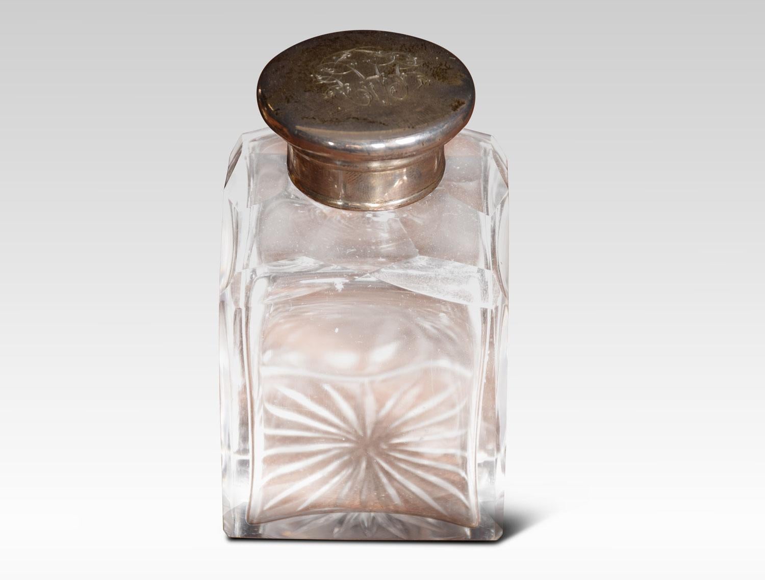 Set of Four Coromandel Cased Cologne Bottles In Good Condition For Sale In Cheshire, GB