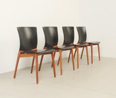 Set of Four Cos Chairs by Josep Lluscà for Cassina, Italy, 1994