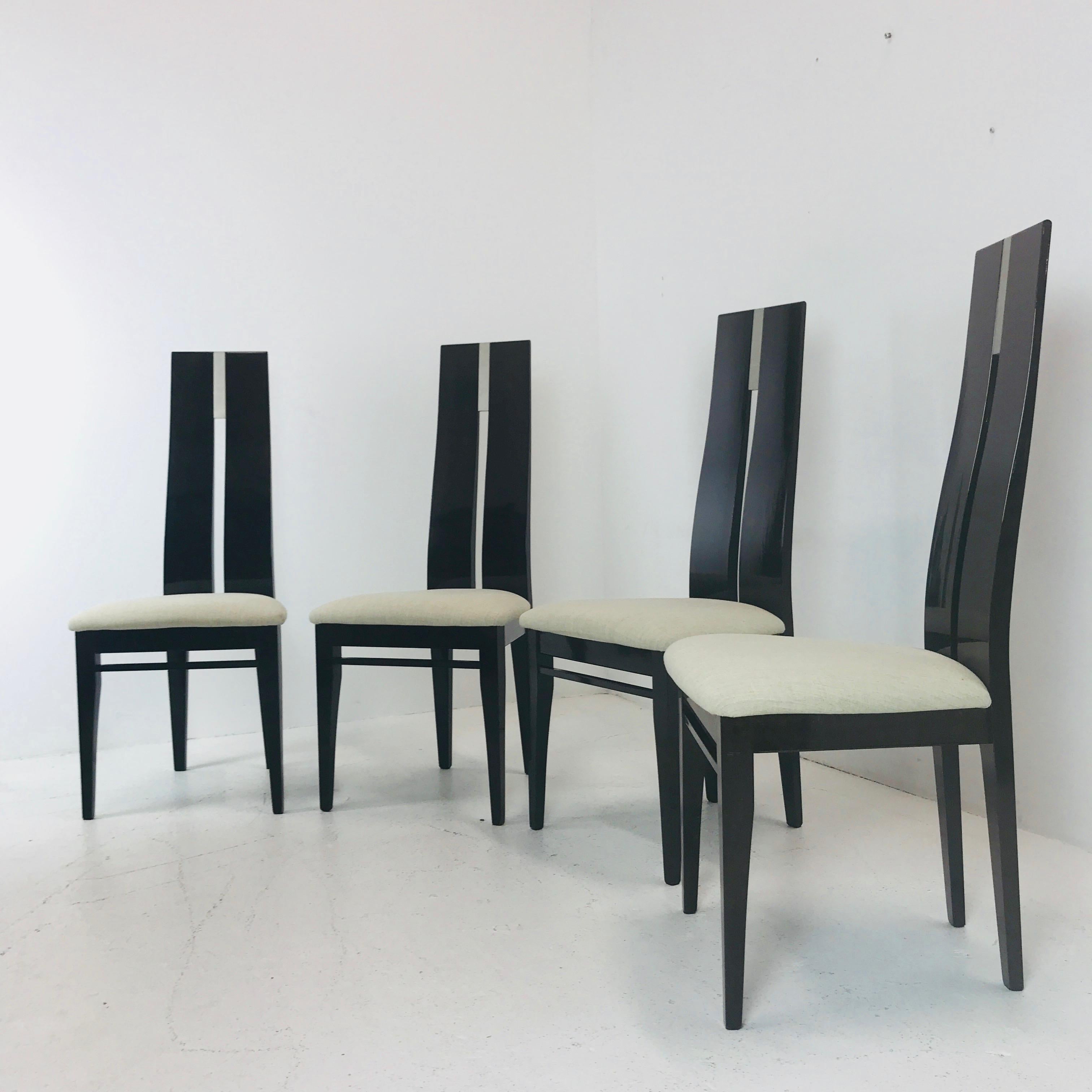 Woodwork Set of Four Costantini Dining Chairs