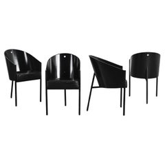 Set of four Costes Armchairs by Philippe Starck, circa 1984
