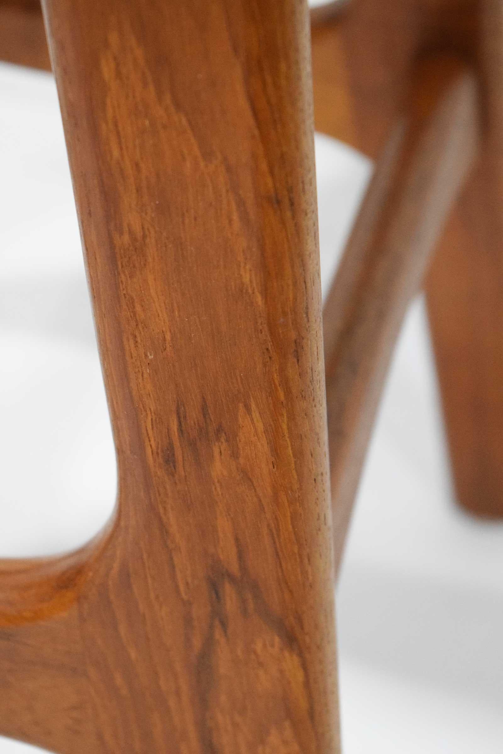 Set of Four Counter Height Stools by Erik Buch, 1960s 3