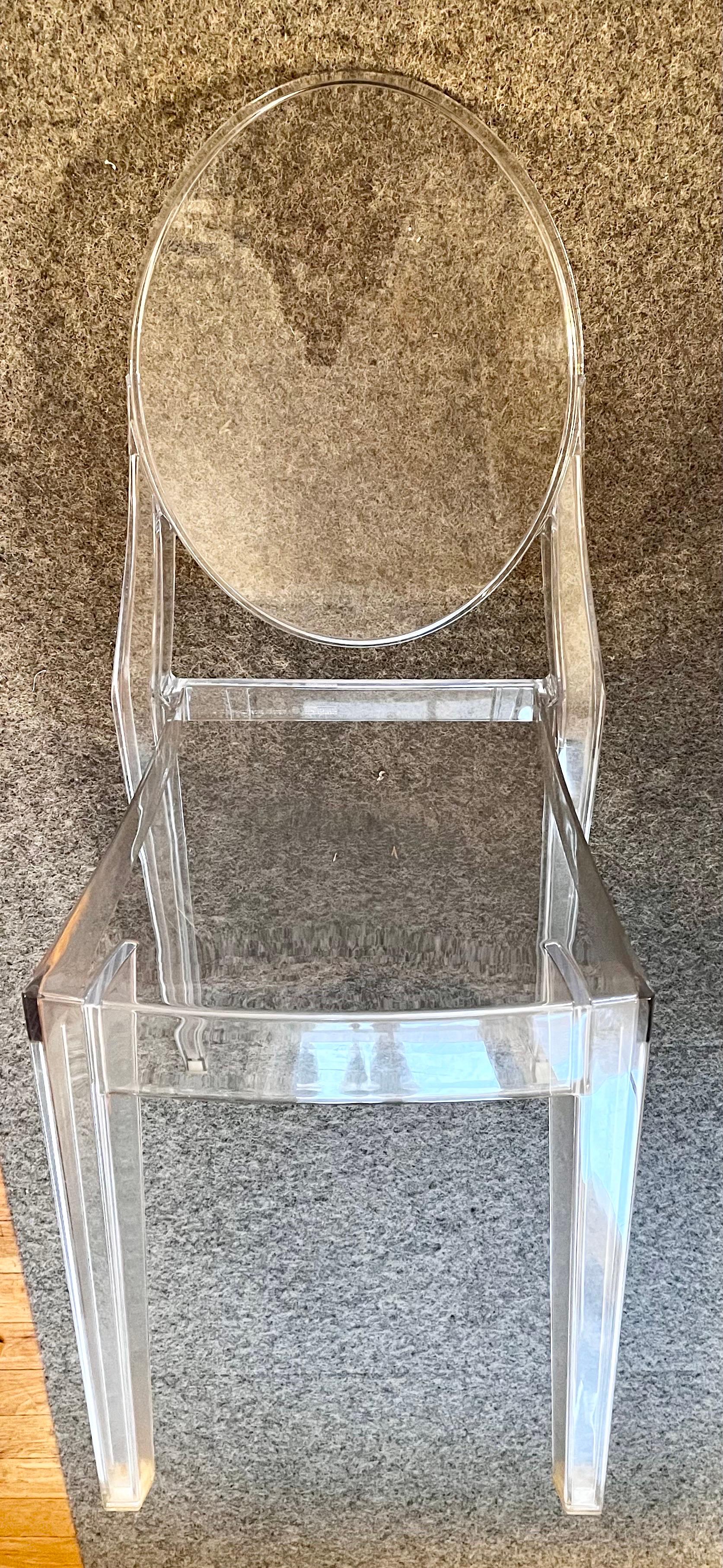 Ensemble de quatre chaises Victoria Ghost de Philippe Starck pour Kartell, 2006 en vente 8