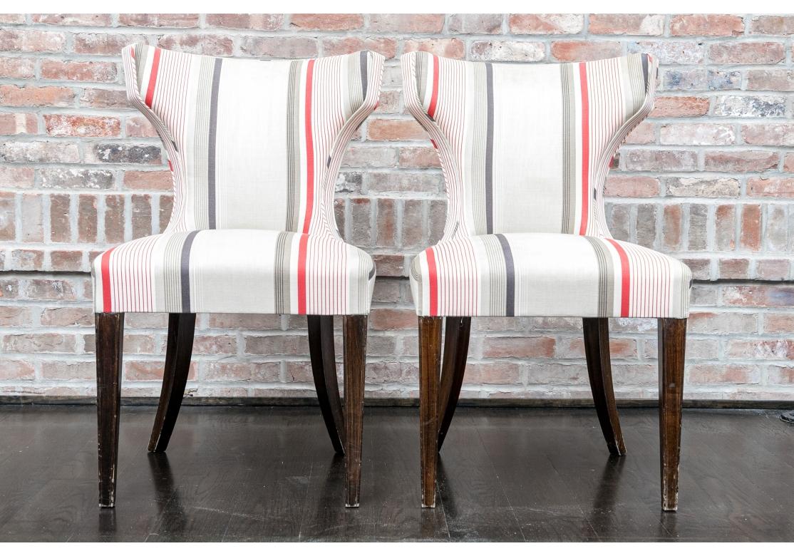 Set Of Four Custom Dining Chairs in Klismos Style for Restoration For Sale 1