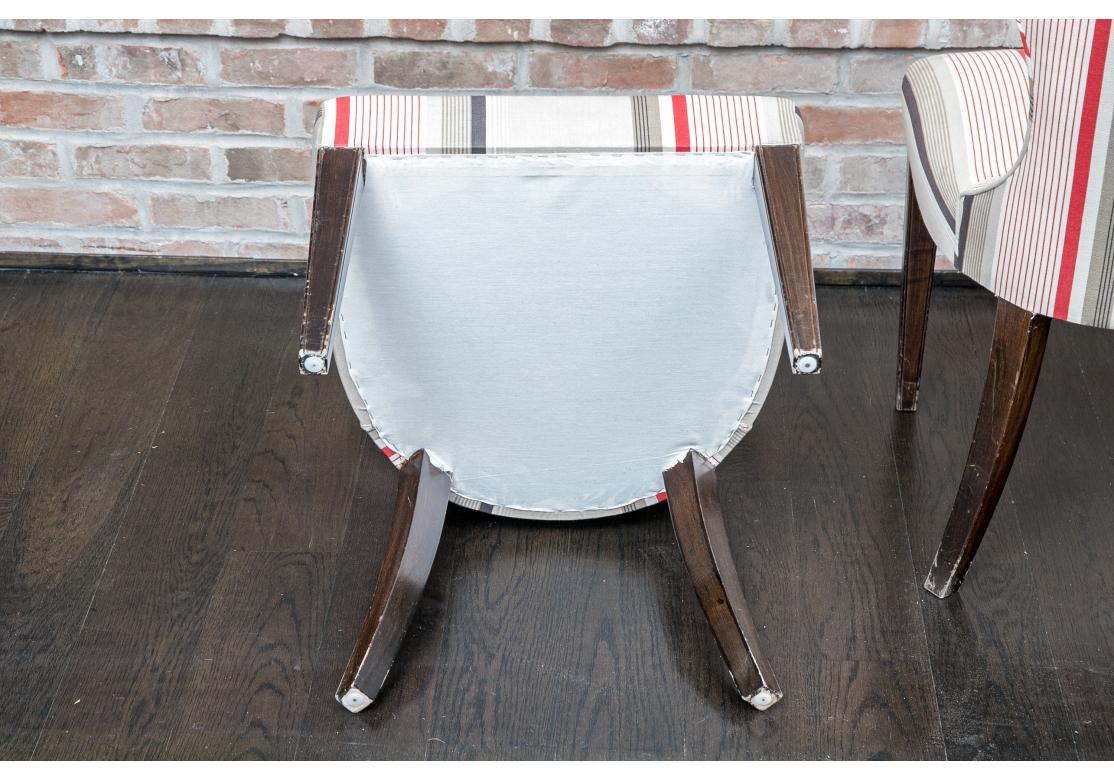Set Of Four Custom Dining Chairs in Klismos Style for Restoration For Sale 2