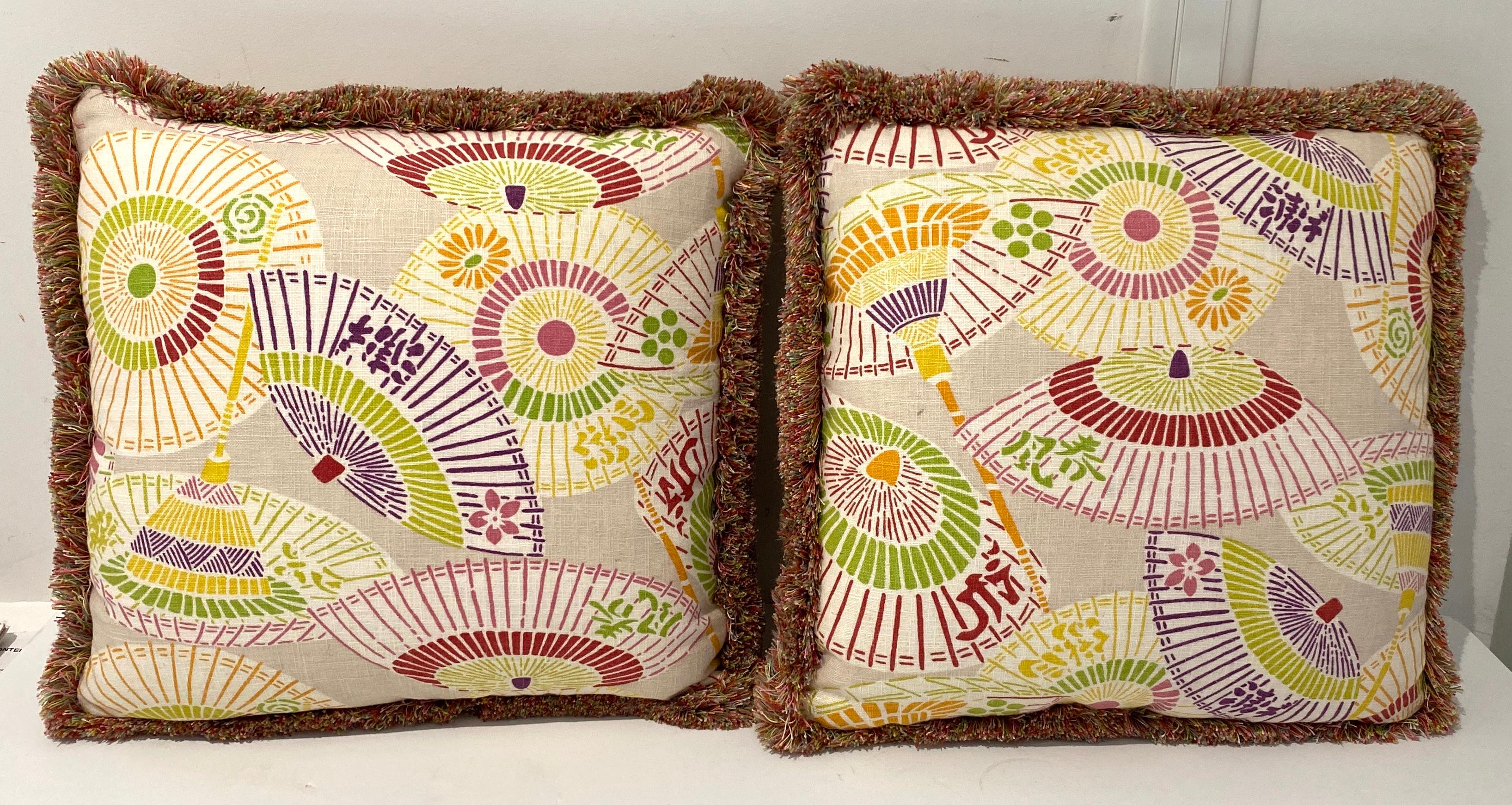Hand-Crafted Set of Four Custom Pillows