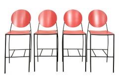 Juego de cuatro taburetes de bar Dakota Jackson Vik-Ter II