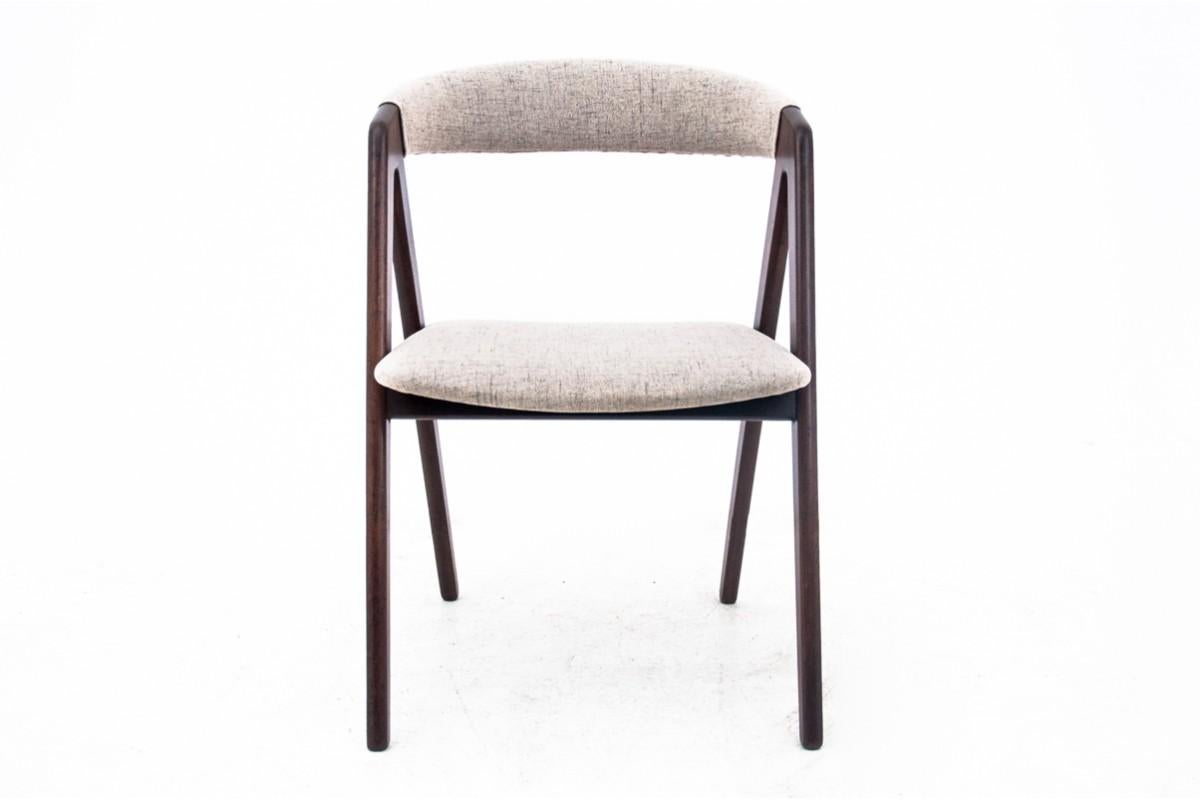 Ensemble de quatre chaises de design danoises, Farstrup Mobler, Danemark, 1960 Bon état - En vente à Chorzów, PL