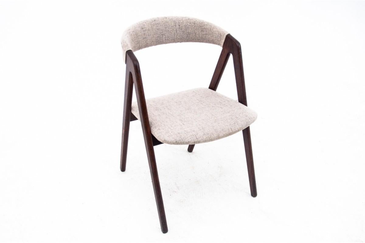 Cotton Set of Four Danish Design Chairs, Farstrup Mobler, Denmark, 1960 For Sale
