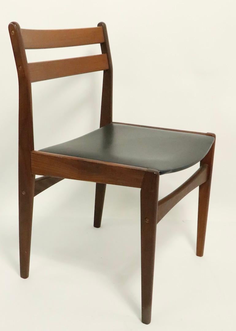 Set of Four Danish Dining Chairs by Frem Rojle 2