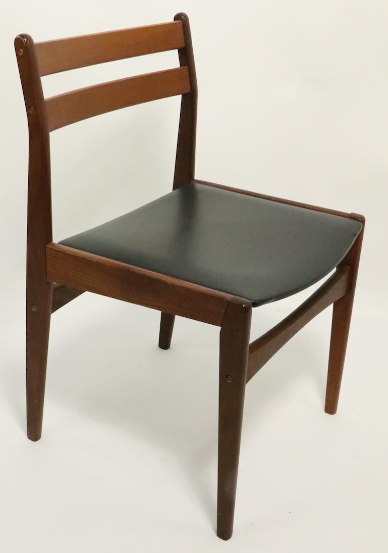 20th Century Set of Four Danish Dining Chairs by Frem Rojle
