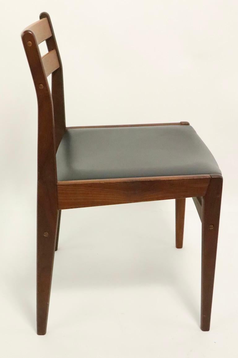 Teak Set of Four Danish Dining Chairs by Frem Rojle