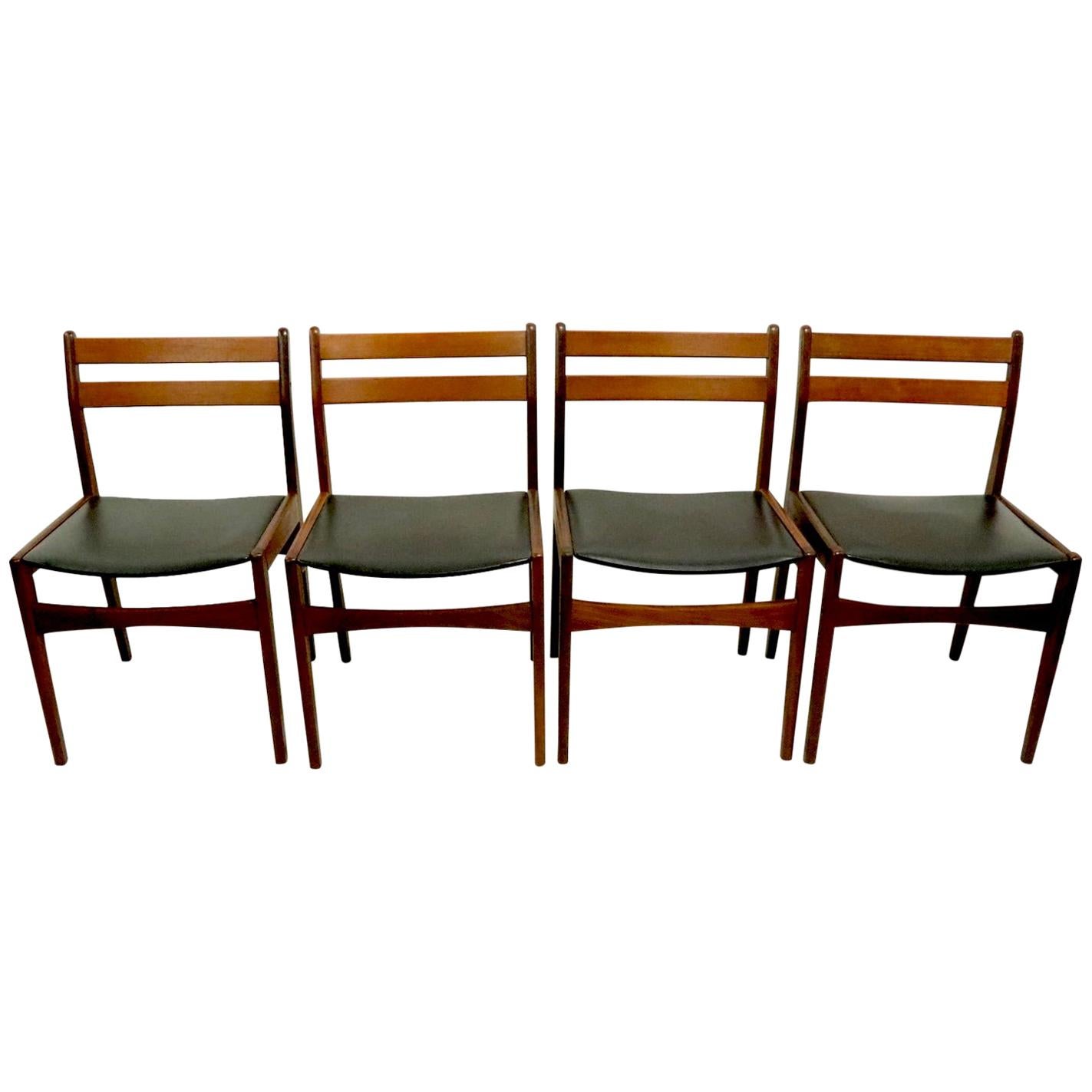 Set of Four Danish Dining Chairs by Frem Rojle