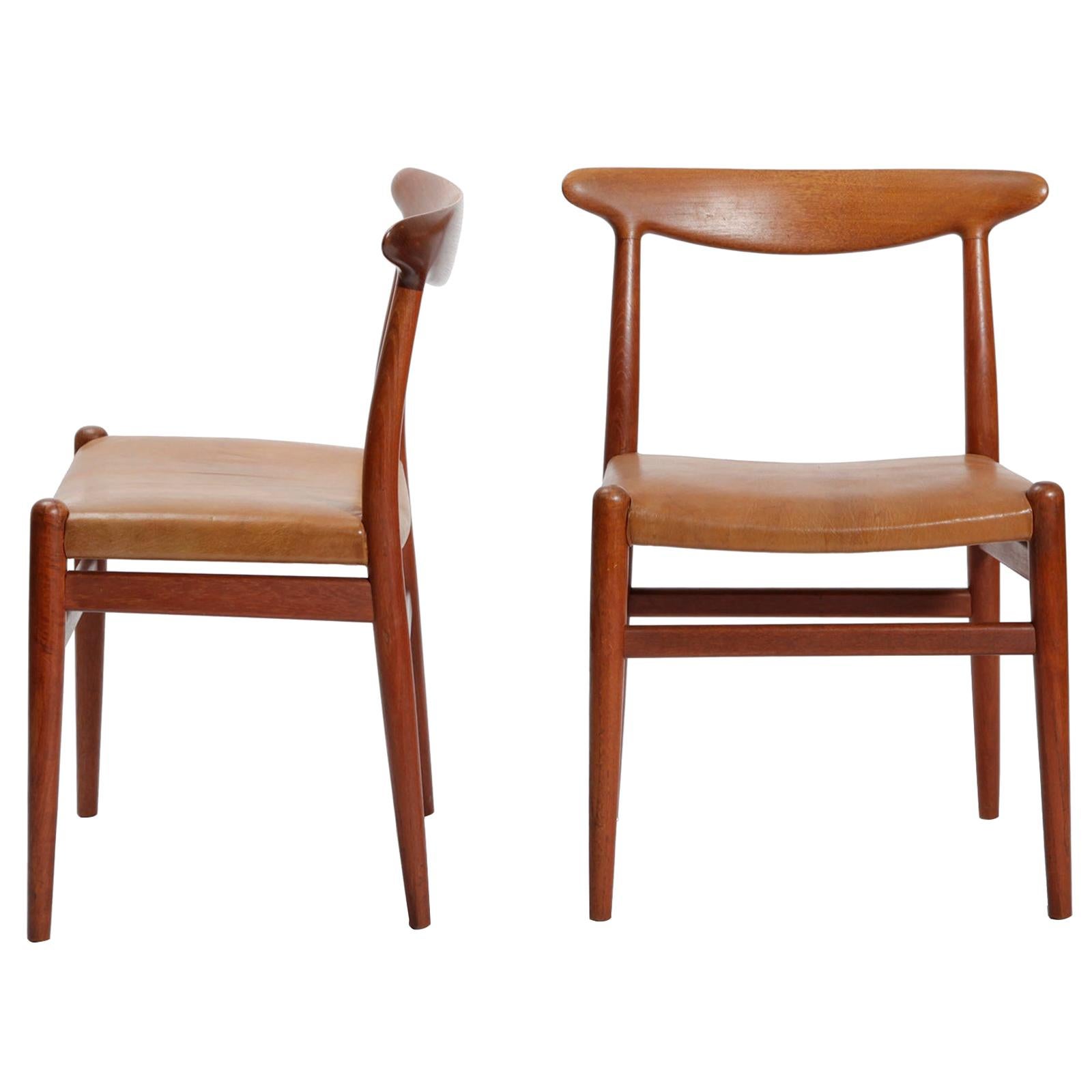 Set of Four Danish Dining Chairs Designed by Hans Wegner