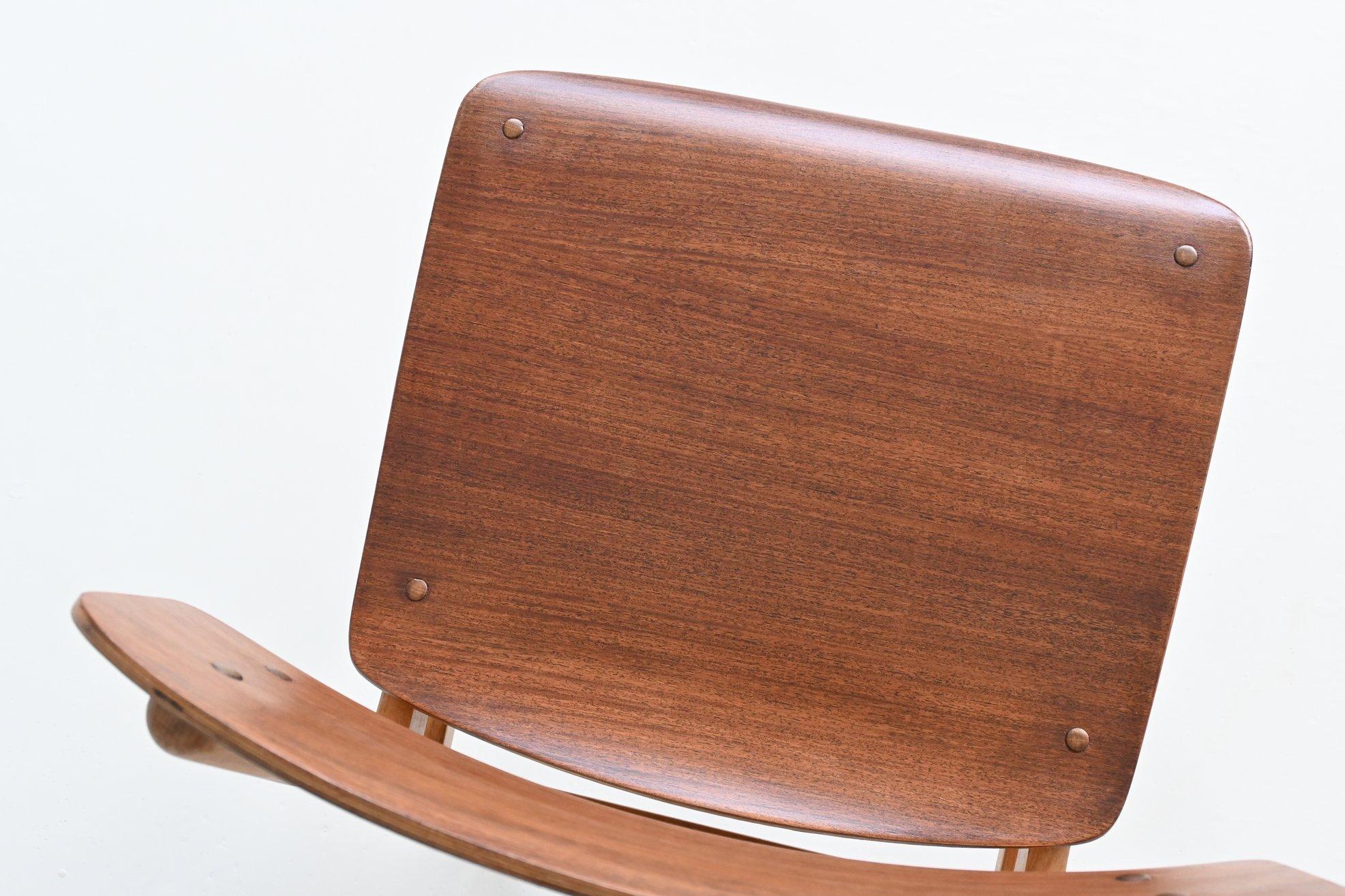 Set of four Danish dining chairs Kvetny and Sonners Stolefabrik Denmark 1960 For Sale 9