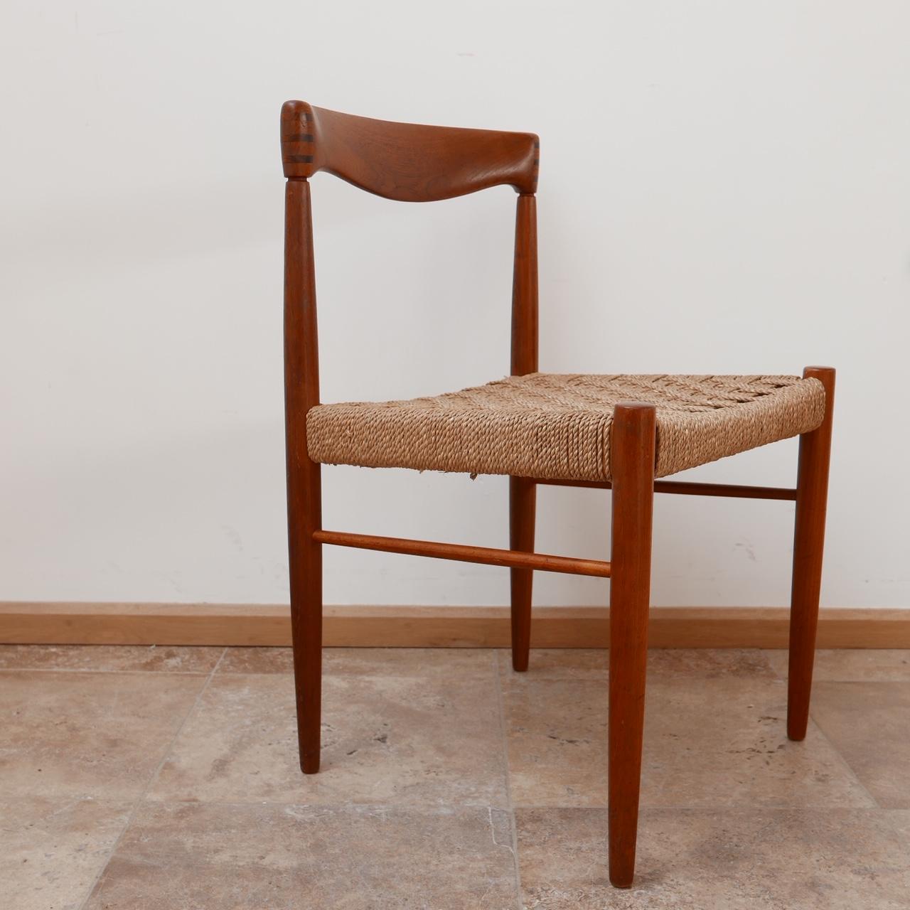 Set of Four Danish Mid-Century Dining Chairs by W.H. Klein for Bramin 7