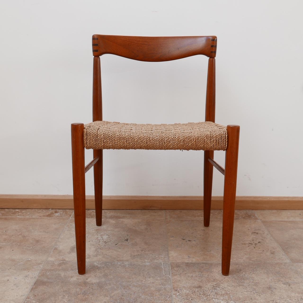 Set of Four Danish Mid-Century Dining Chairs by W.H. Klein for Bramin 11
