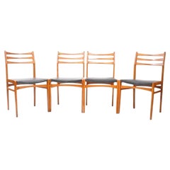Set of Four Danish Mid Century Dining Chairs
