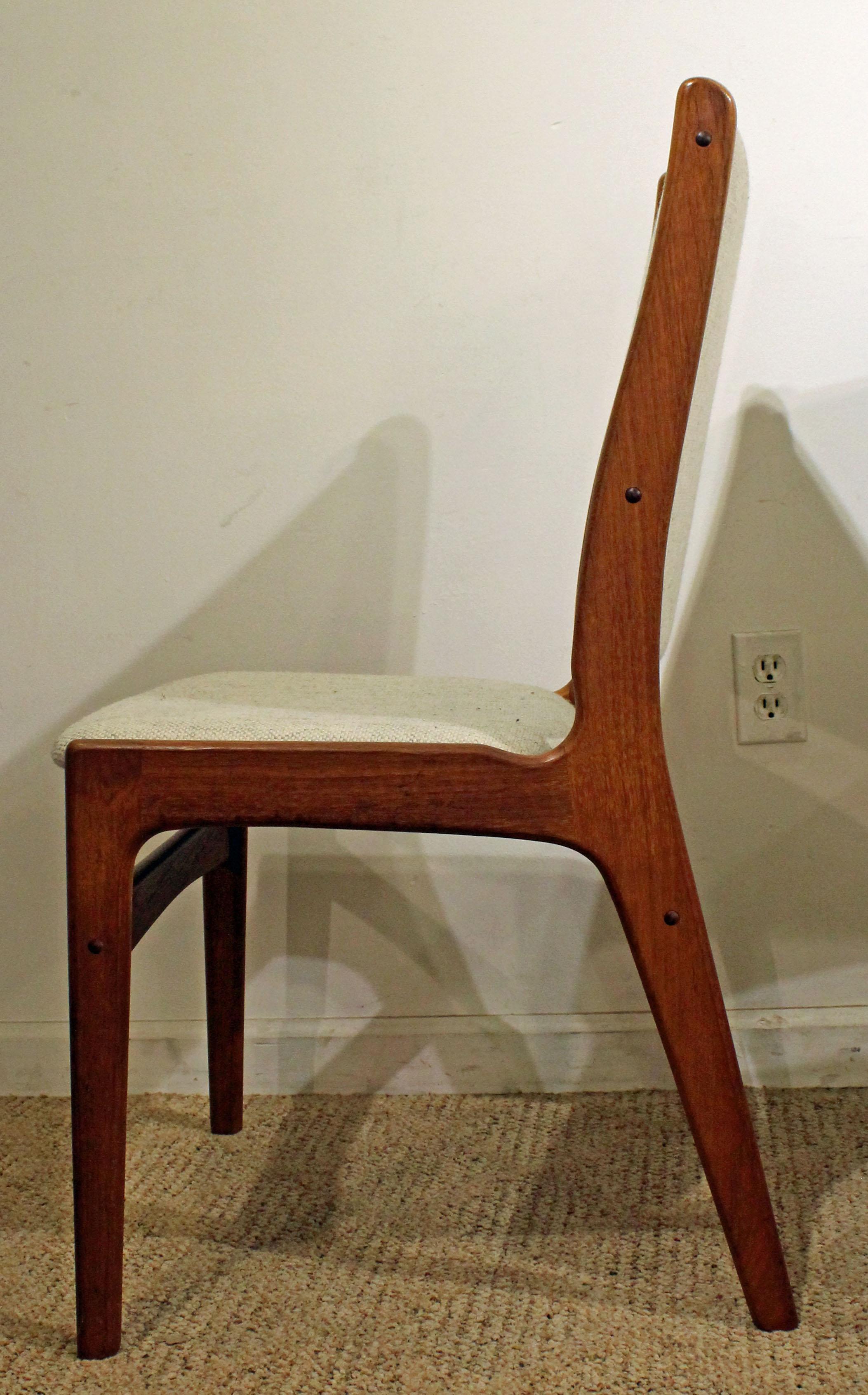 Scandinavian Modern Set of Four Danish Modern Anderstrup Mobelfabrik Teak Dining Chairs