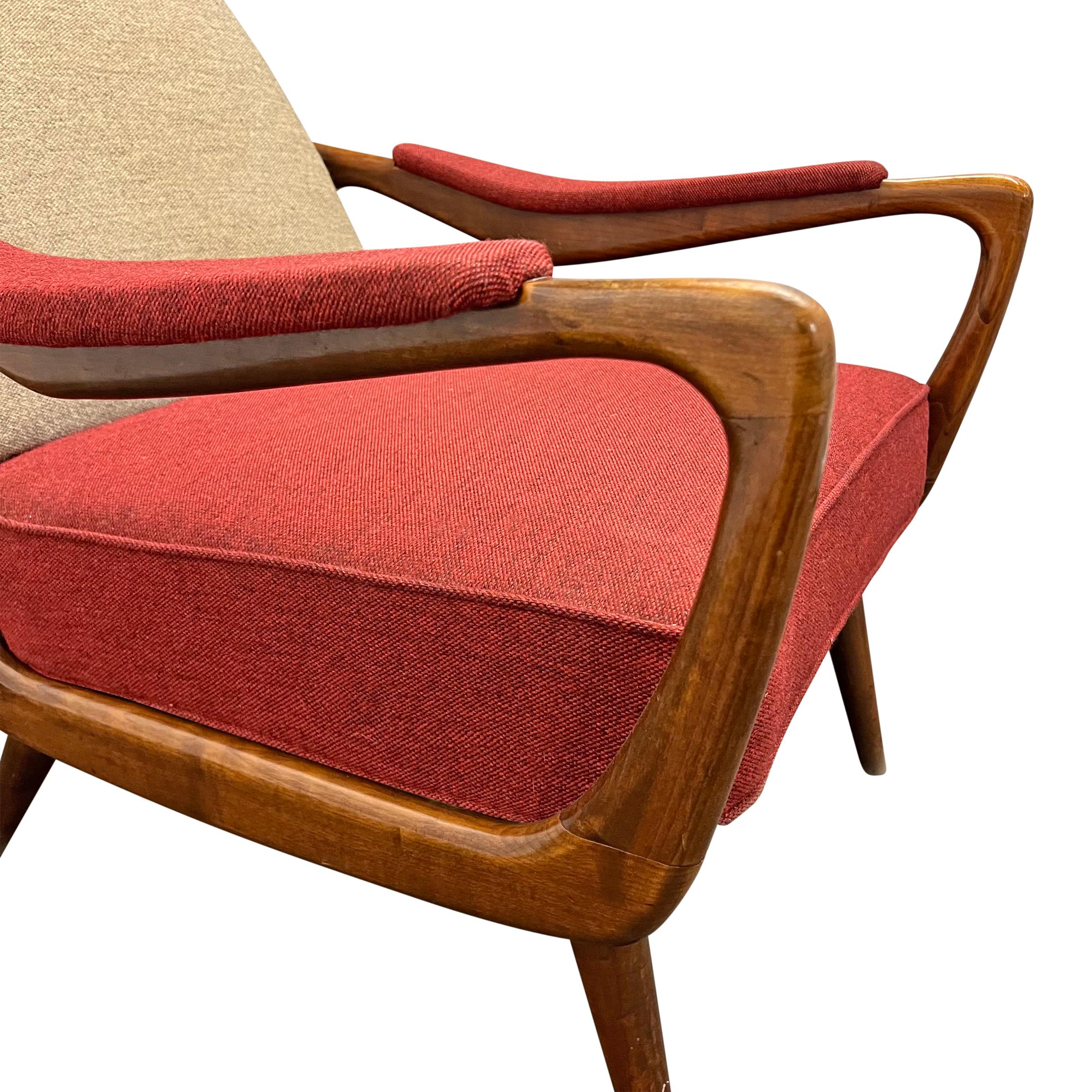 Set of Four Danish Modern Armchairs 8